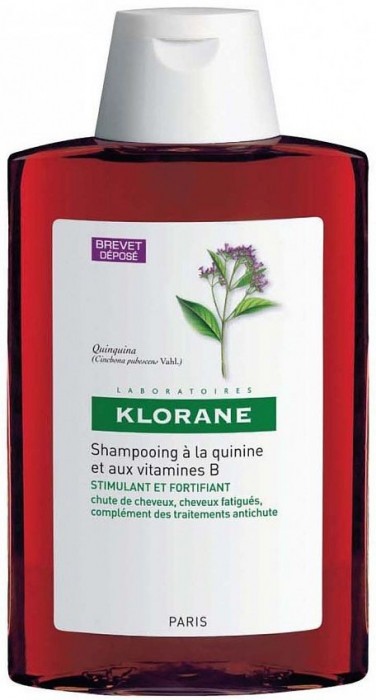 Шампунь Klorane с экстрактом хинином и витамином В